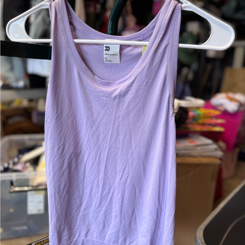 All in Motion Light Purple Tank Top